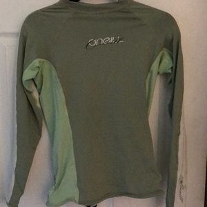 O’Neill Green Rash guard/swim shirt